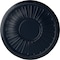 Ekena Millwork Leandros Ceiling Medallion (Fits Canopies up to 6 3/8"), 19 7/8"OD x 1 1/4"P, Midnight Dream CM22LNMDF - alternate 1